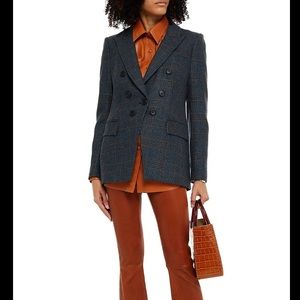 Veronica Beard Yareli plaid dickey jacket